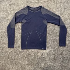 Nike Pro Dri-FIT Compression Shirt Boys S/M Long Sleeve Seamless Training Top